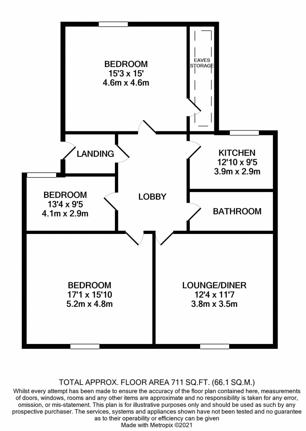 Floorplan for High Street, TF13 6AE