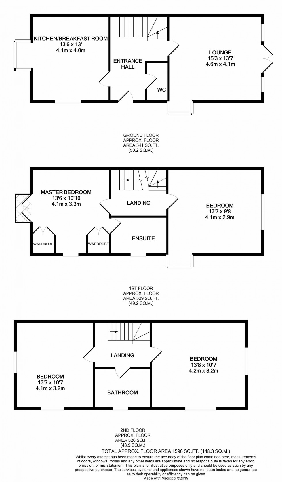 Floorplan for The Foxholes, Lawley