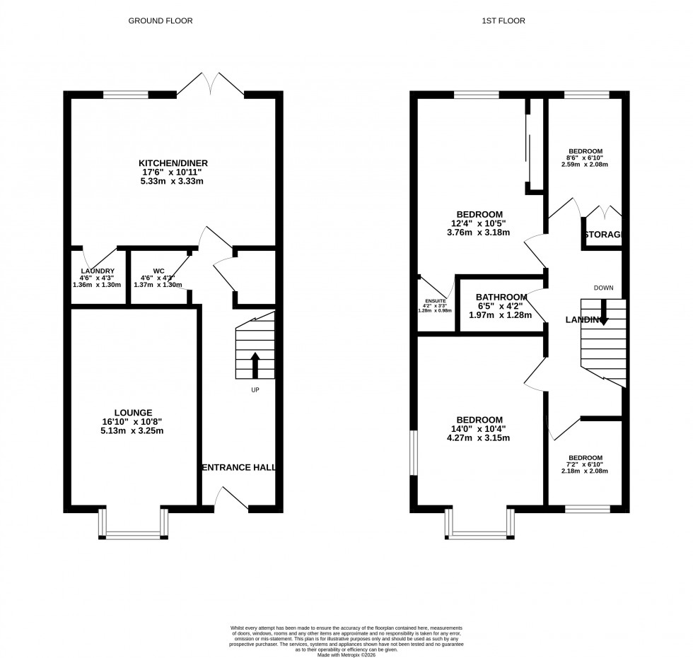 Floorplan for Bemrose Avenue, Lawley