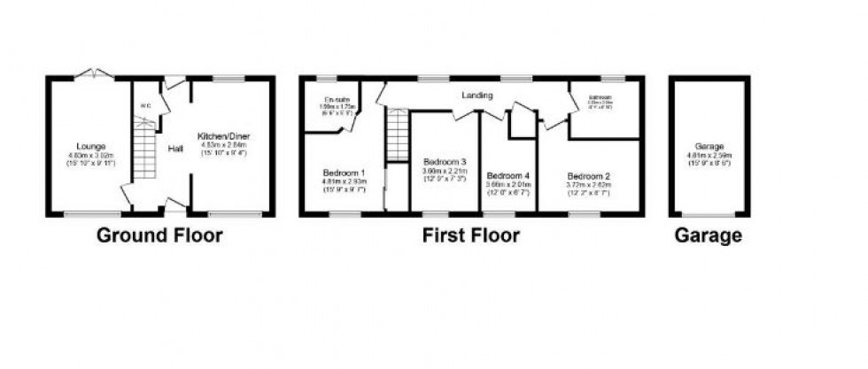 Floorplan for St Johns Walk, Lawley