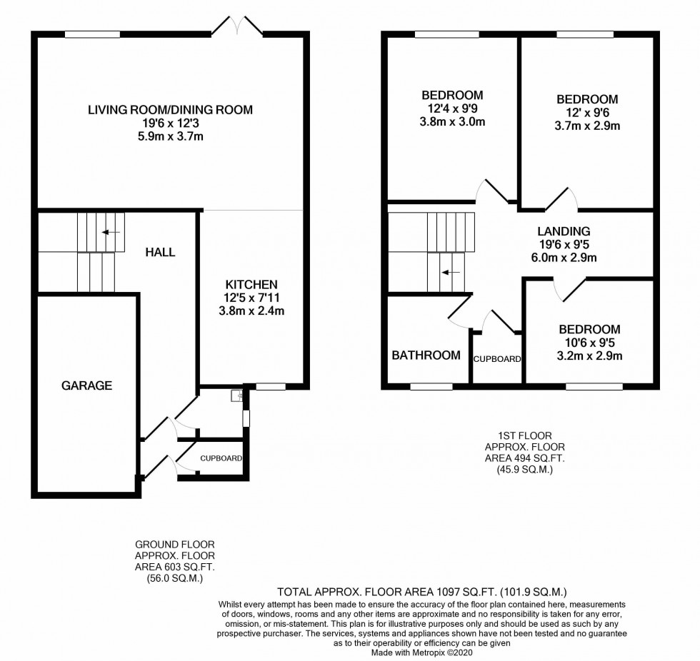 Floorplan for Churncote, Stirchley