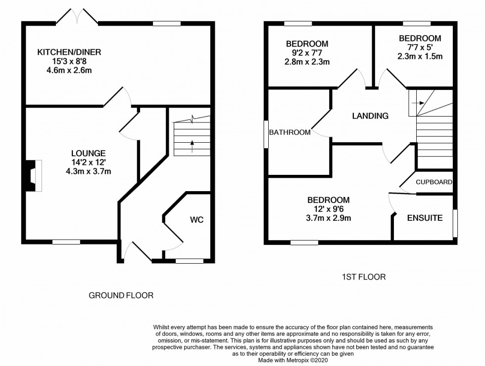 Floorplan for Birchfield Way, Lawley