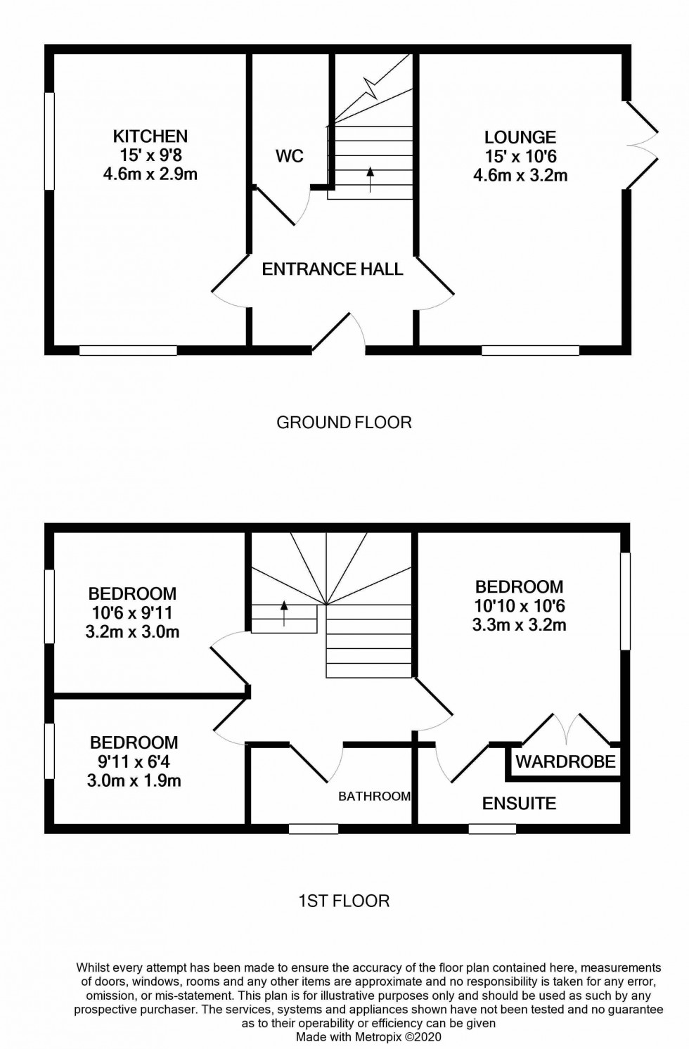 Floorplan for Abraham Drive, St Georges