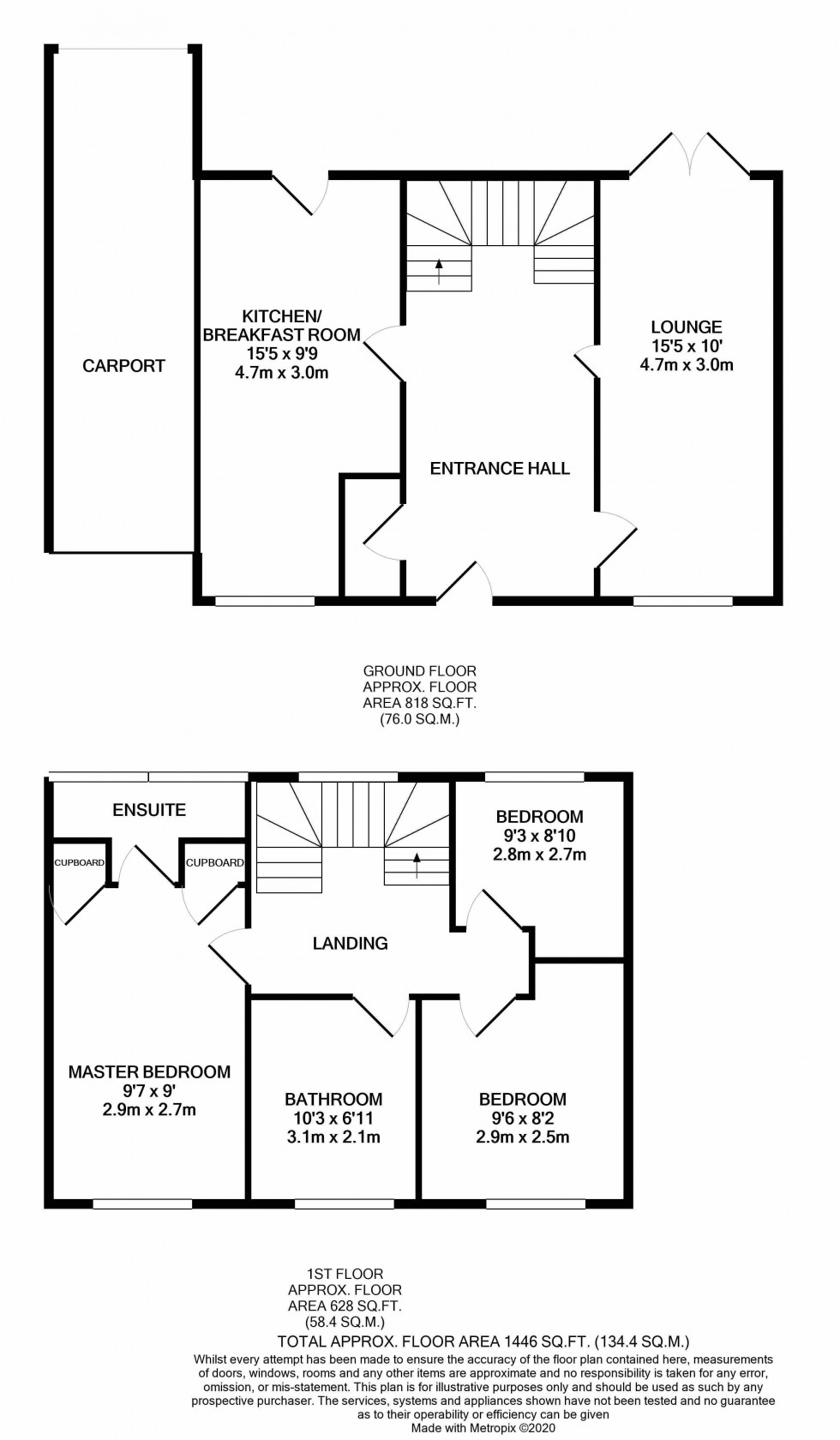 Floorplan for Pepper Mill, Lawley