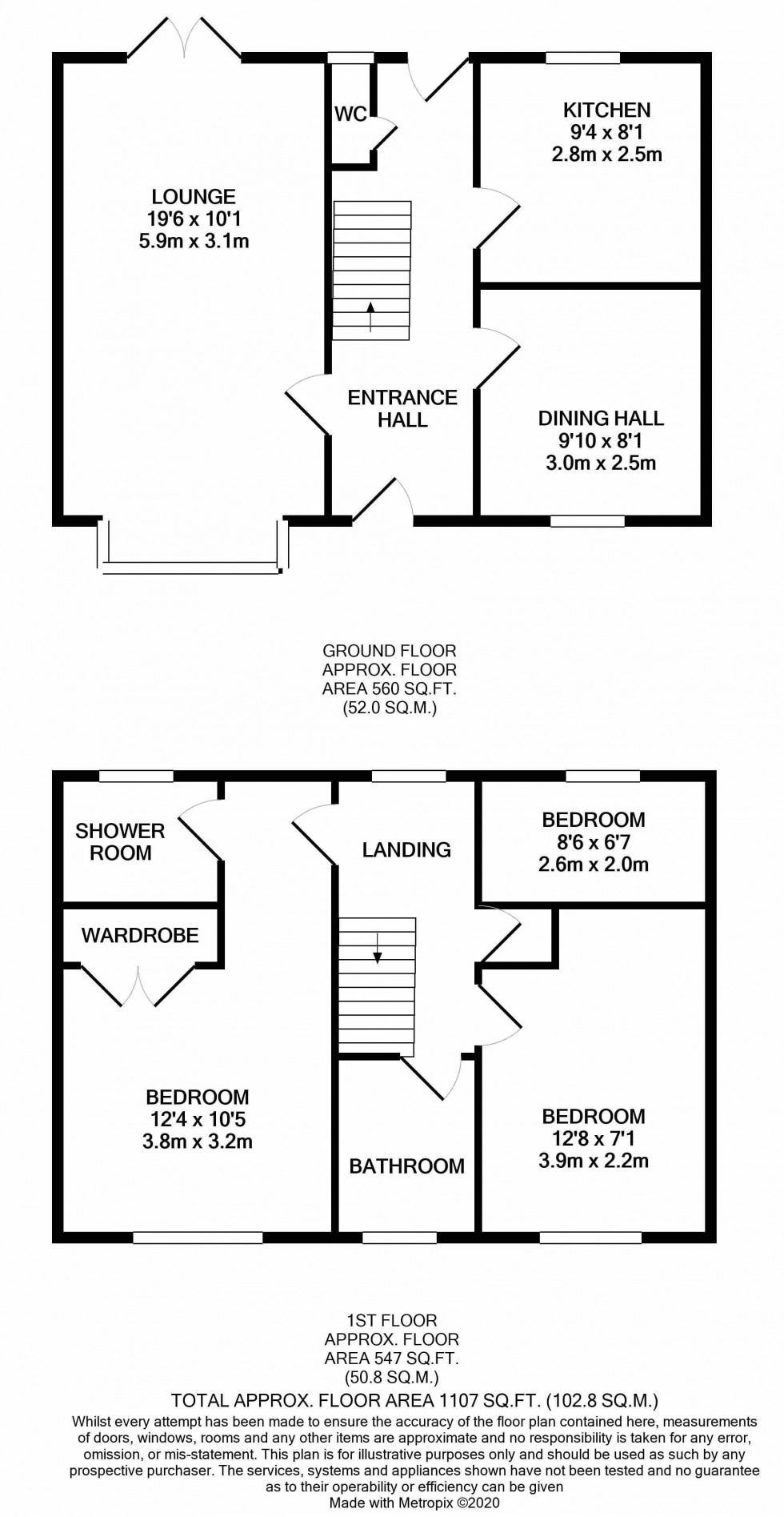 Floorplan for Grice Lane, Lawley