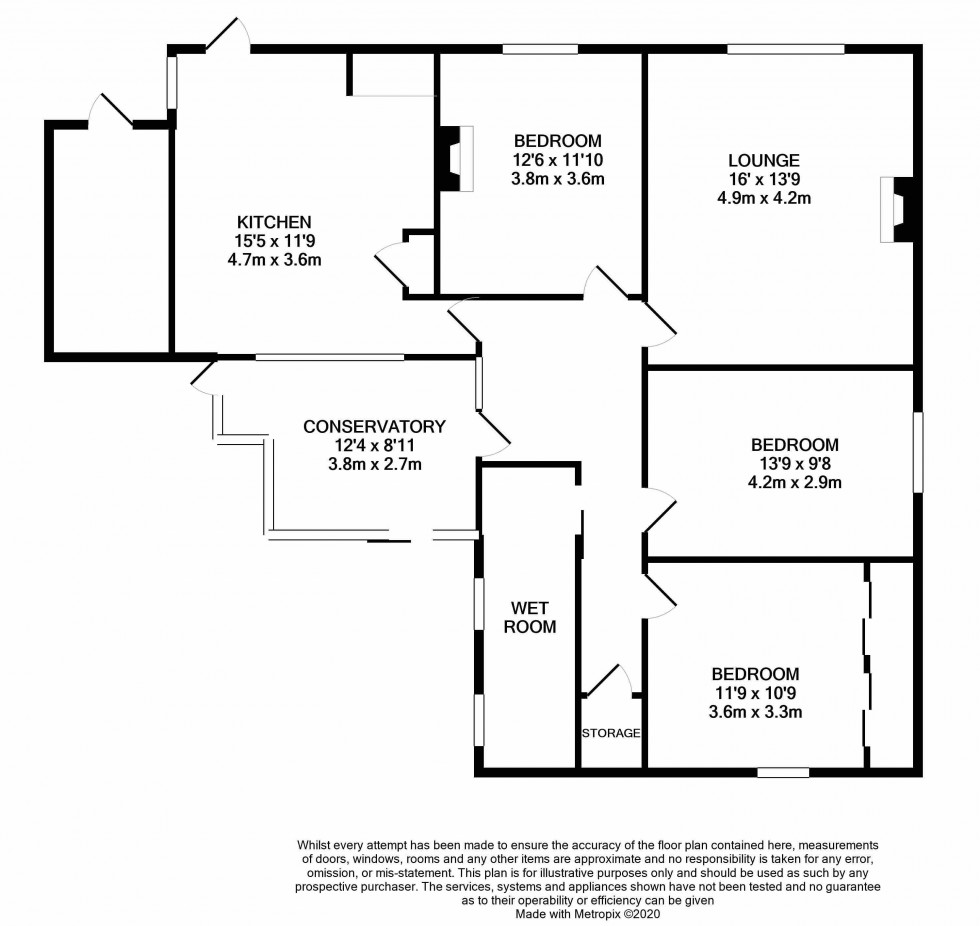 Floorplan for Wellington Road, Horsehay