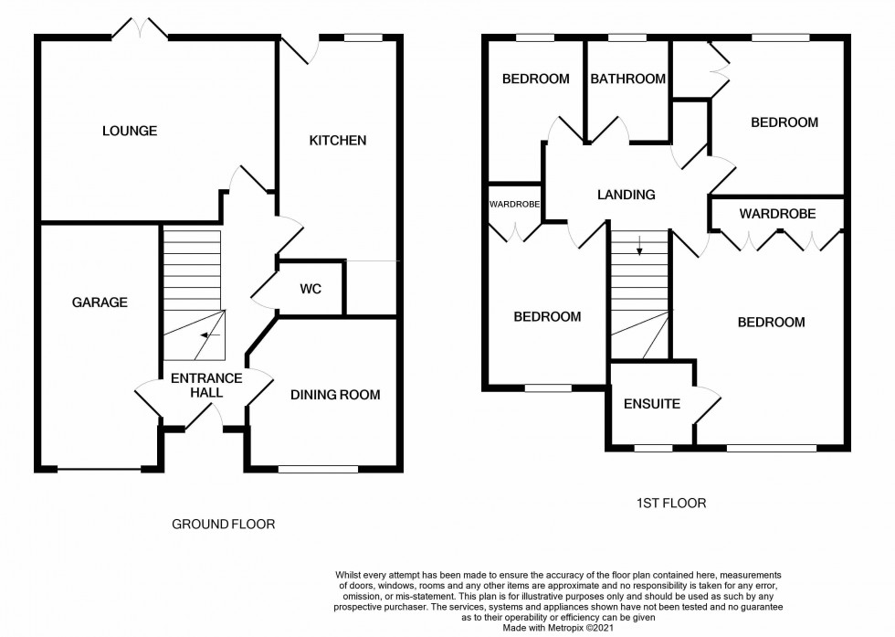 Floorplan for Roberts Drive, Dawley