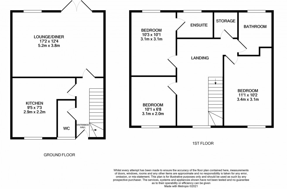 Floorplan for Stocking Park Road, Lightmoor