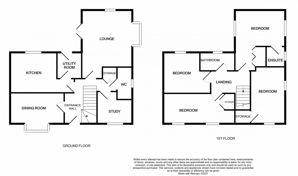 Floorplan for Lavender Close, Lawley