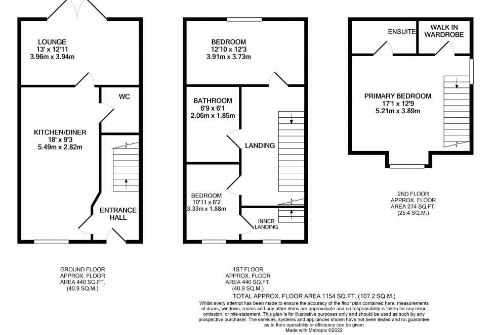 Floorplan for Birchfield Way, Lawley