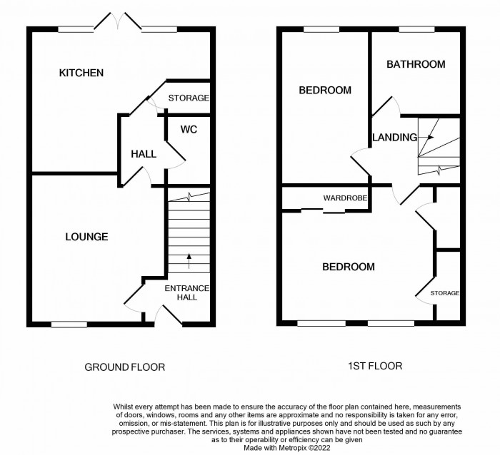 Floorplan for Brookes Avenue, Lawley