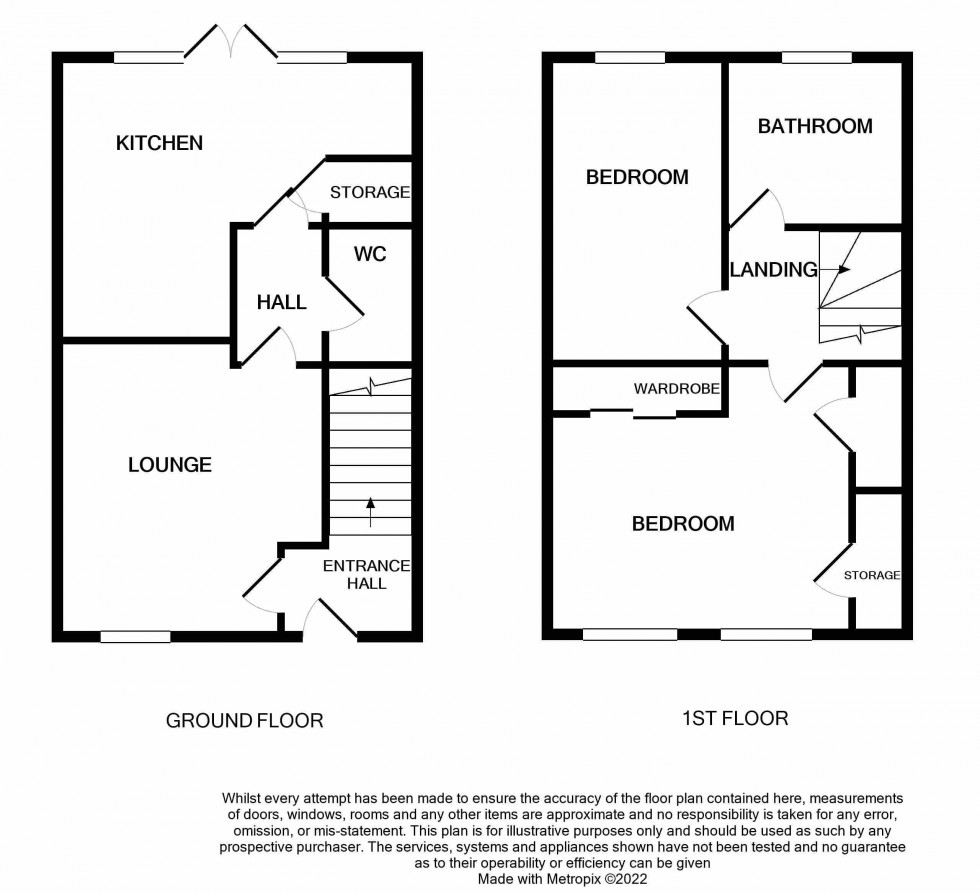 Floorplan for Brookes Avenue, Lawley