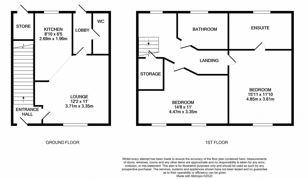 Floorplan for Village Drive, Lawley