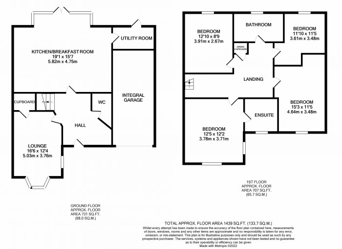 Floorplan for Juniper Way, Shifnal