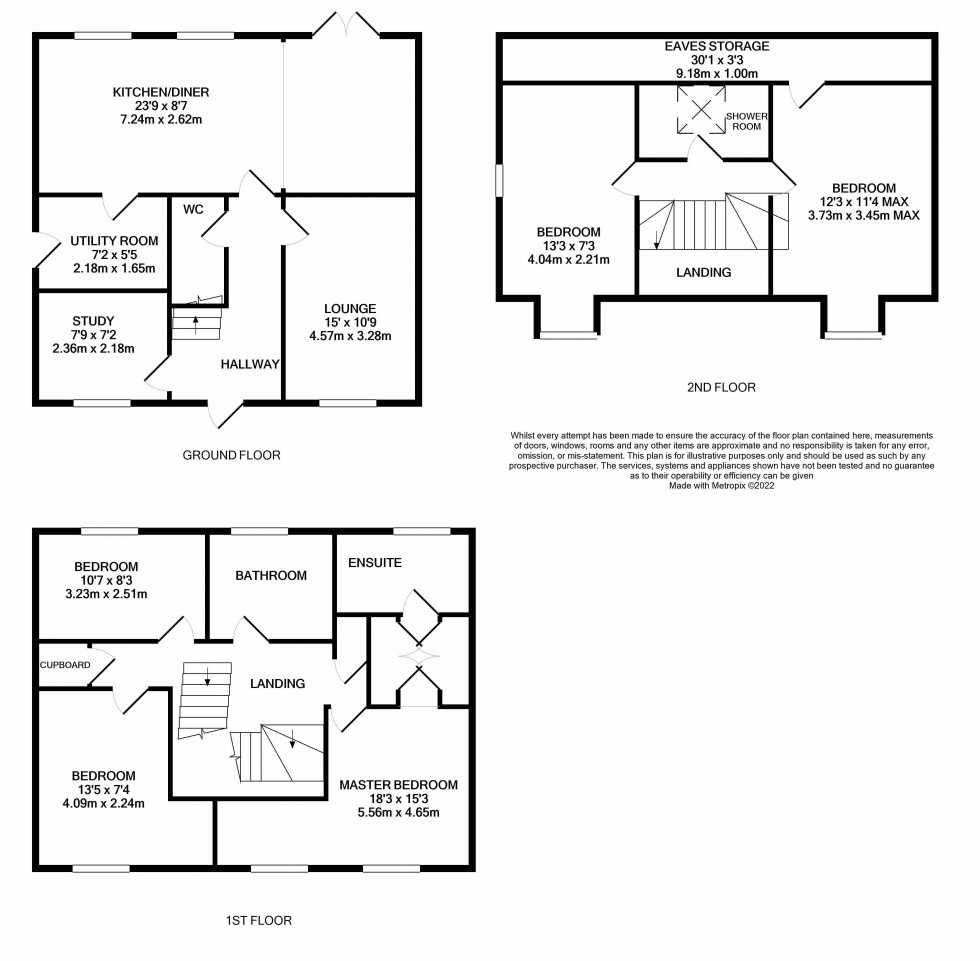 Floorplan for Church View, Lawley