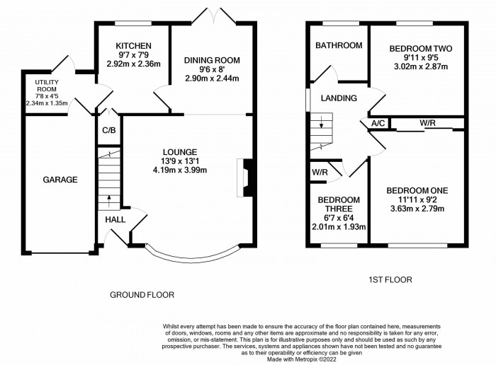 Floorplan for The Brambles, The Rock