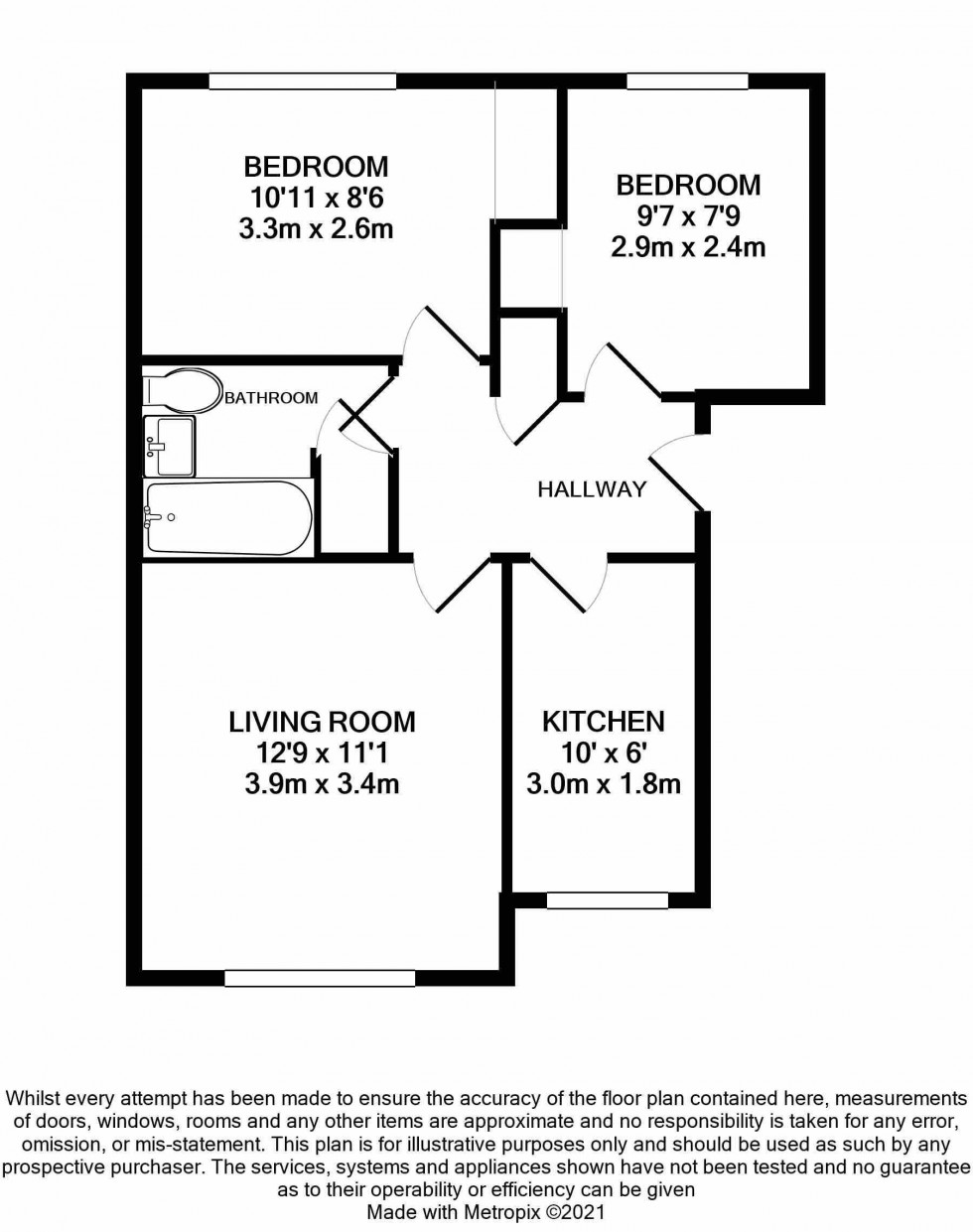 Floorplan for Midland Court