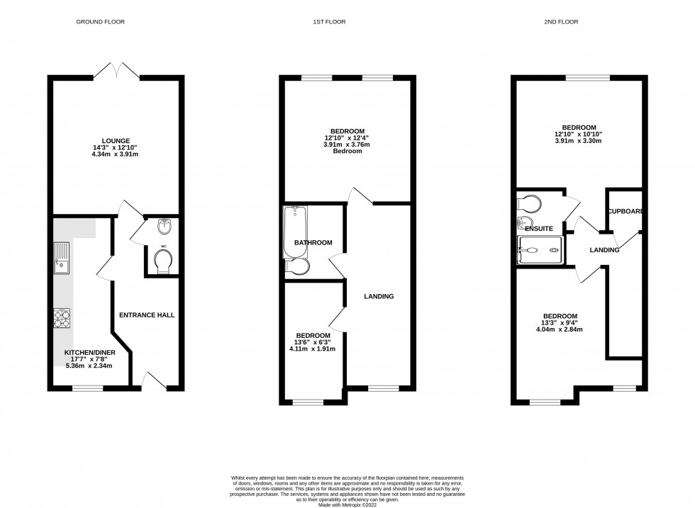Floorplan for Farmhouse Road, Lawley
