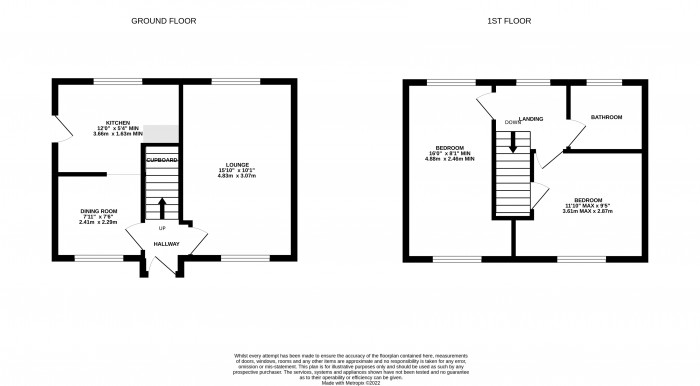 Floorplan for Woolpack Close, Shifnal
