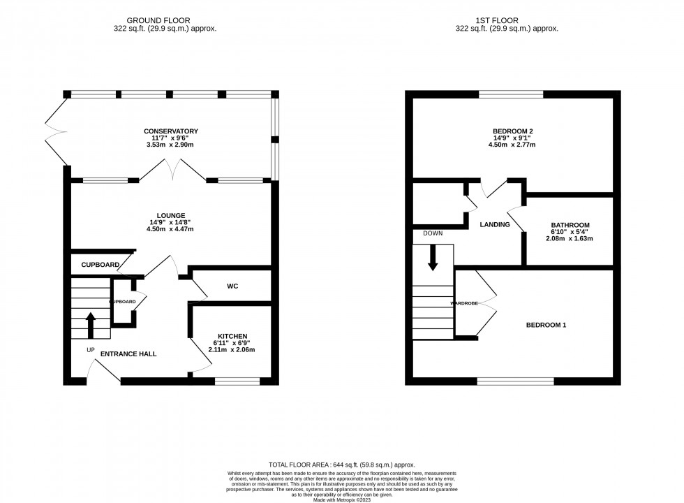 Floorplan for Lumley House, Pool Hill Road, Dawley