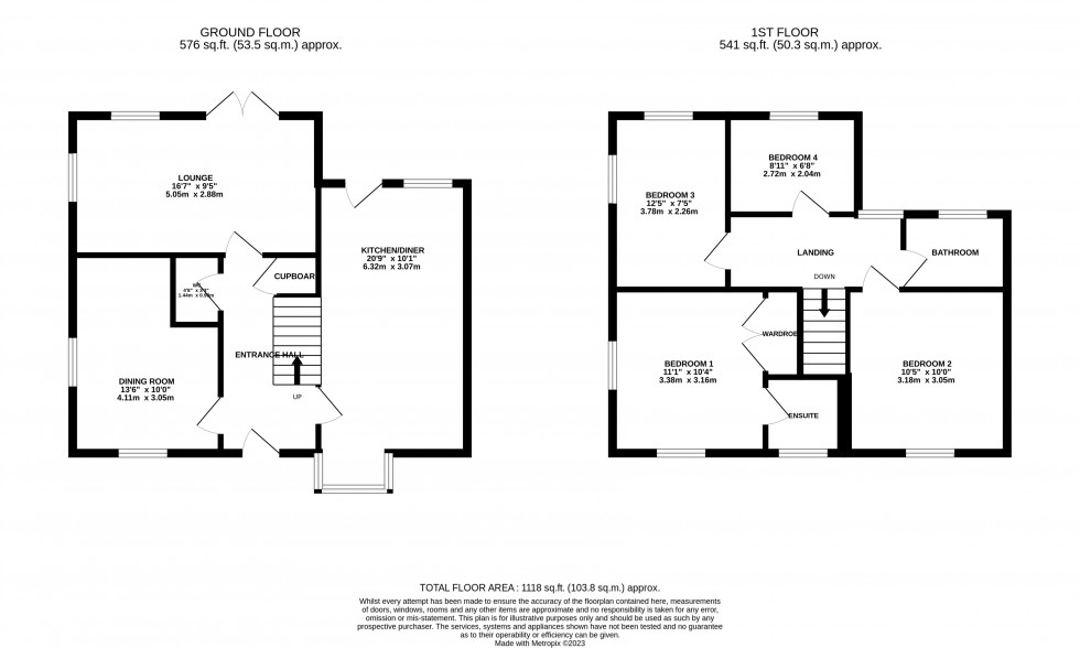 Floorplan for Darrall Road, Lawley