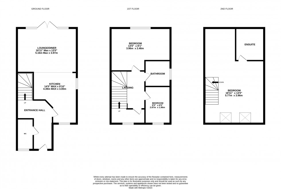 Floorplan for West Way, Shifnal