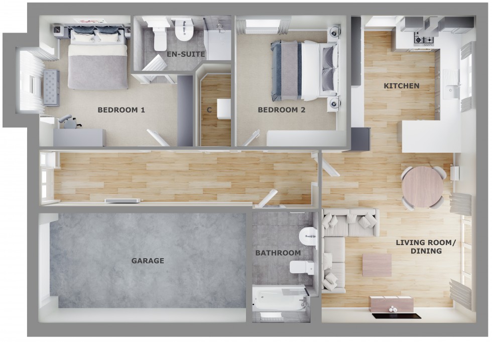 Floorplan for Plot 49, Crudgington Fields