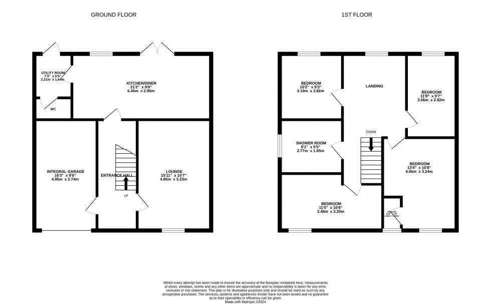 Floorplan for Walkiss Crescent, Lawley