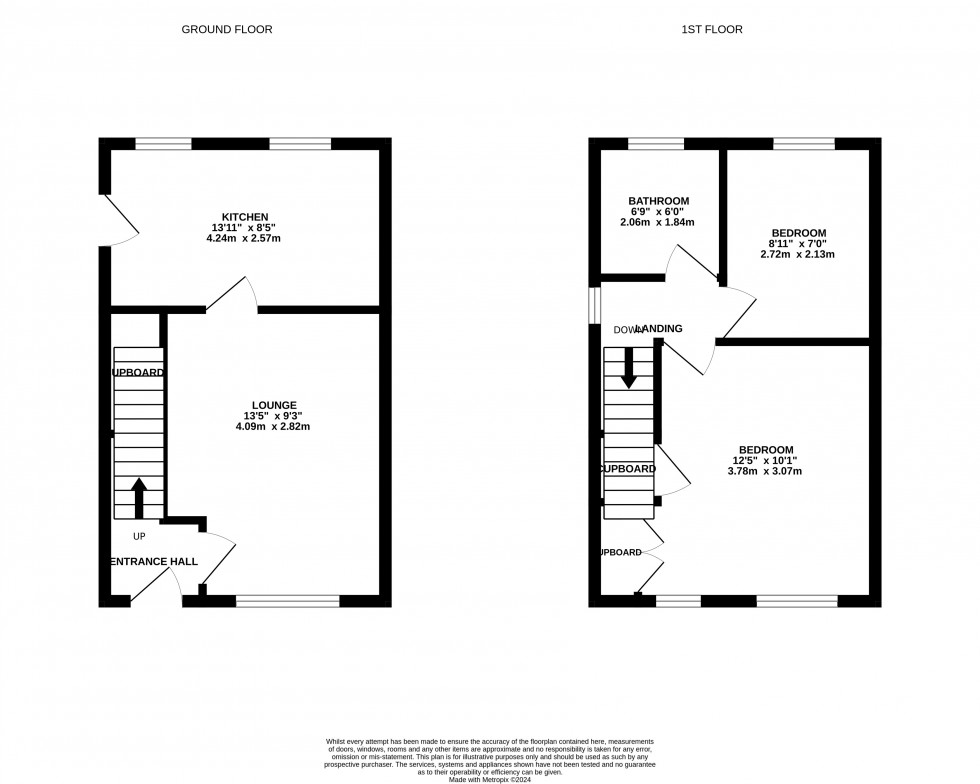 Floorplan for Abbey Fields, Randlay