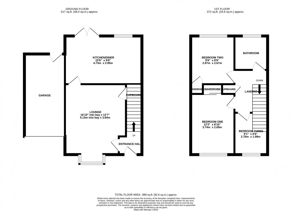 Floorplan for Woodside Road, Ketley