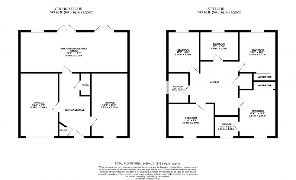 Floorplan for Brookes Avenue, Newdale