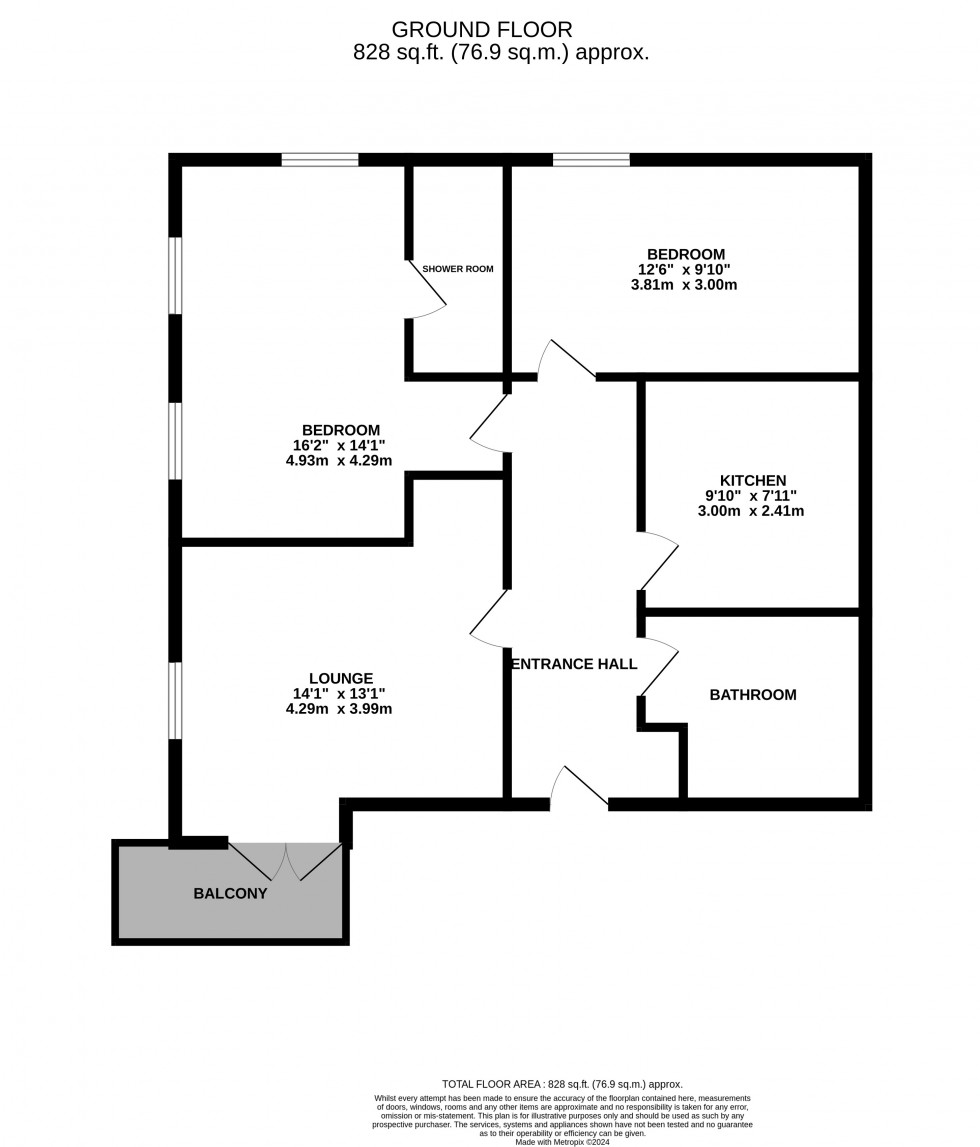 Floorplan for Partridge Drive, Ketley