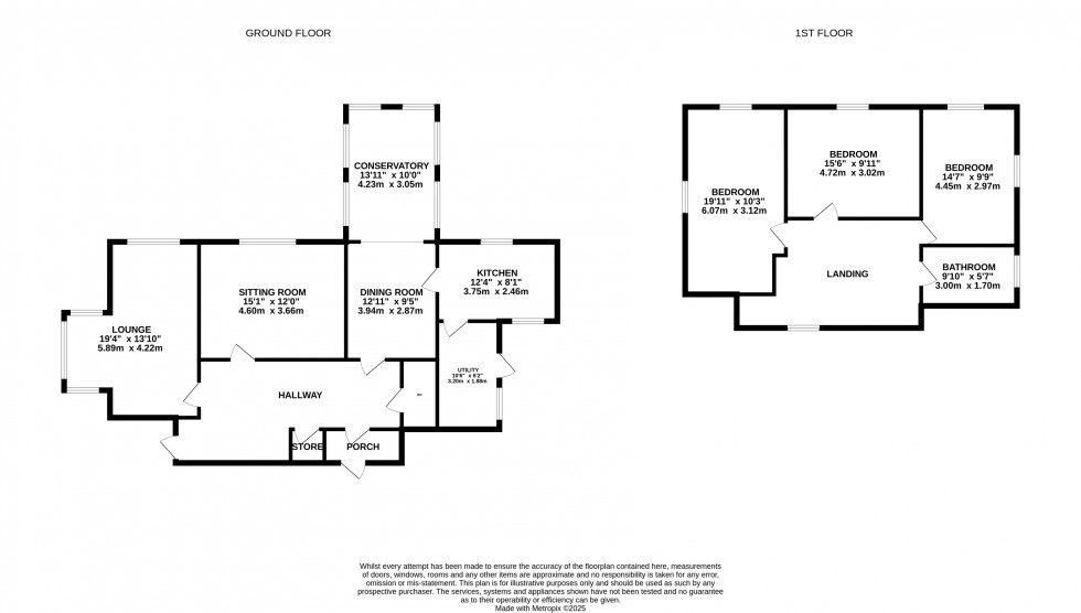 Floorplan for Barnfield House
