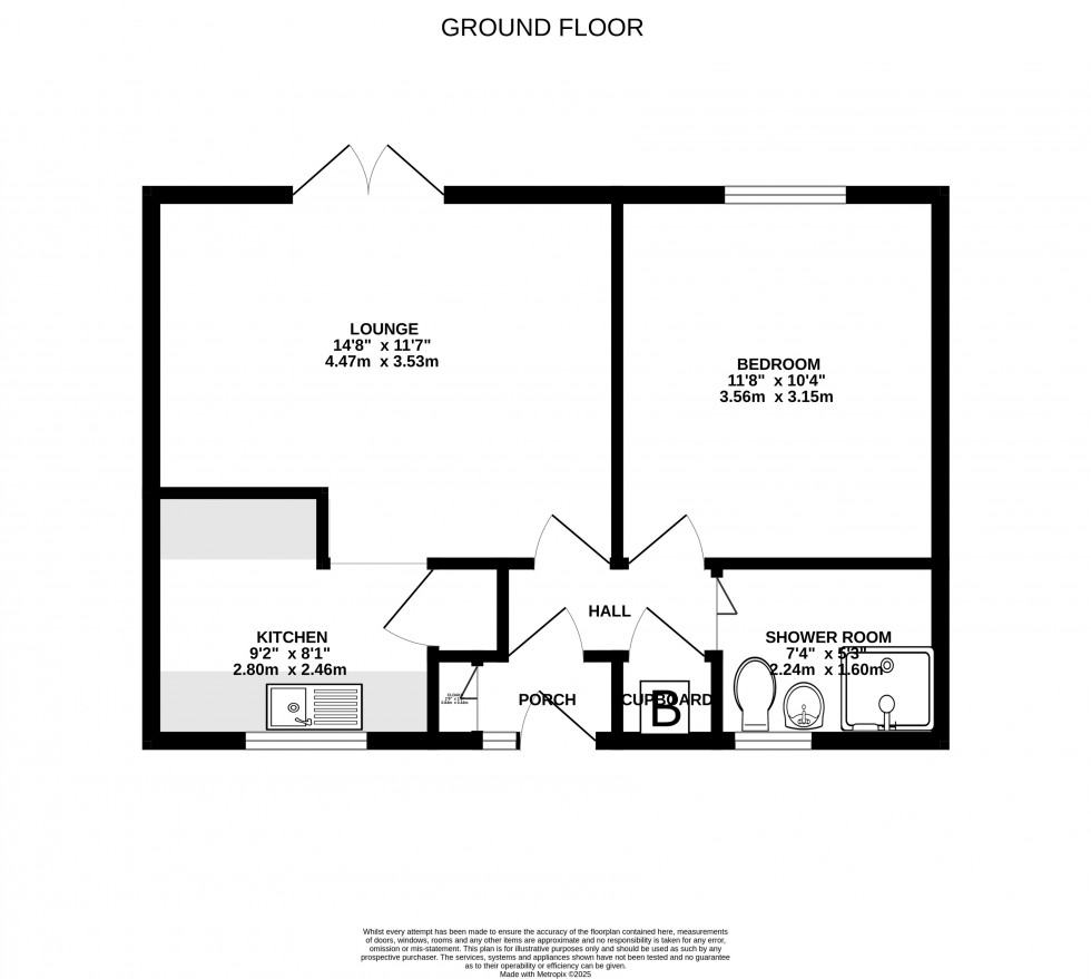 Floorplan for Tynsley Court, Madeley