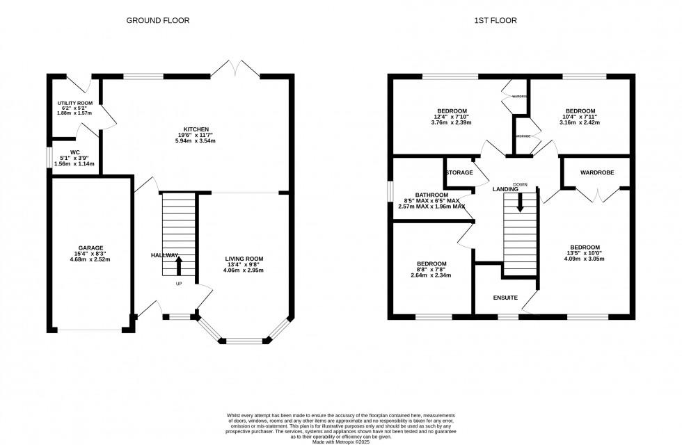 Floorplan for Martingale Way, Lawley Bank