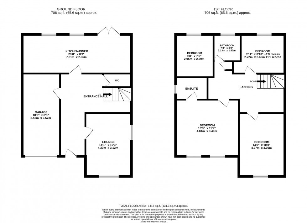 Floorplan for Sandhole Crescent, Lawley