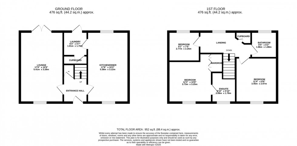 Floorplan for The Foxholes, Lawley