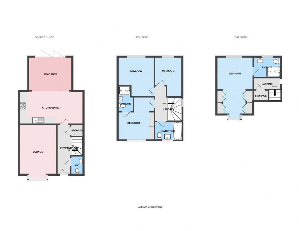 Floorplan for Wooding Drive, Lawley