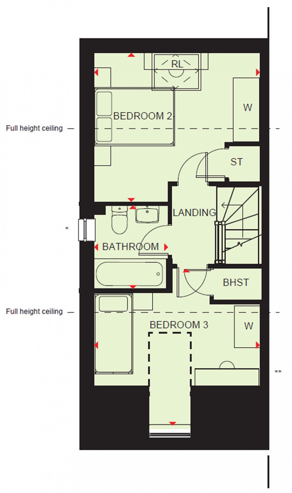 Floorplan for Plot 27 Silkin Meadows, Apley