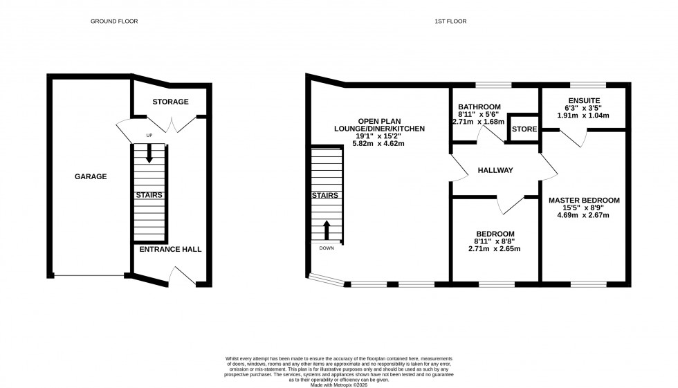 Floorplan for Rays Meadow, Lightmoor