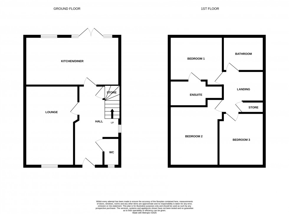 Floorplan for York Road, Priorslee