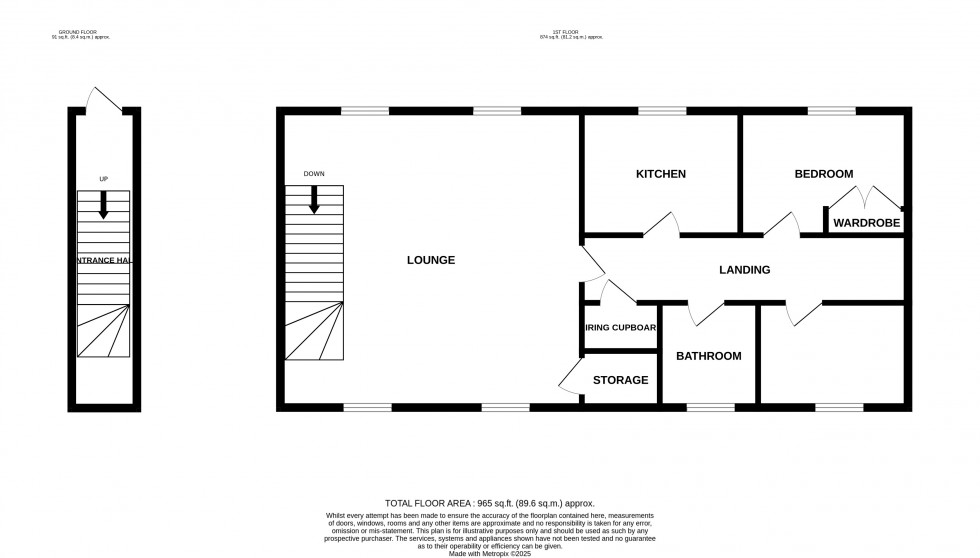 Floorplan for Finchale Avenue, Priorslee