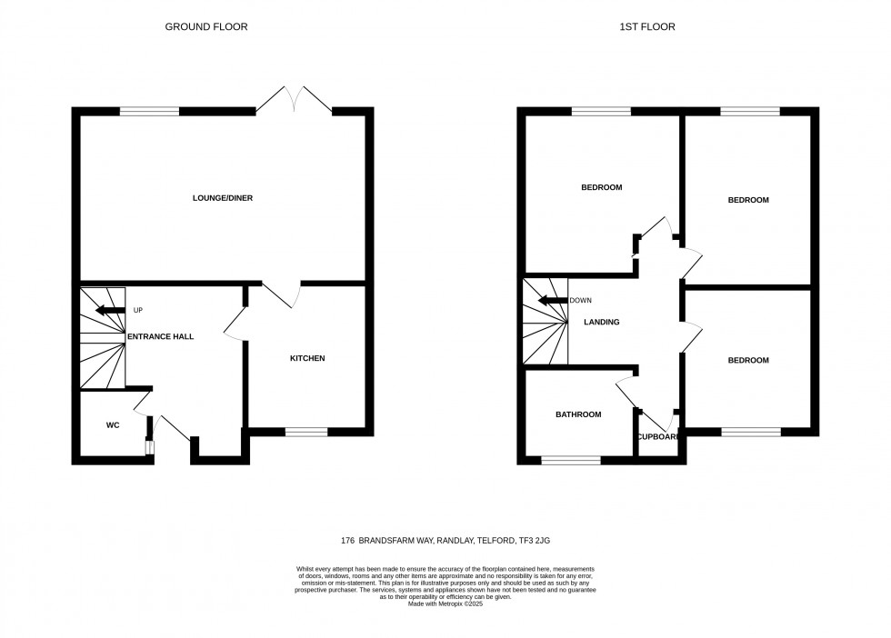 Floorplan for Brands Farm Way, Randlay