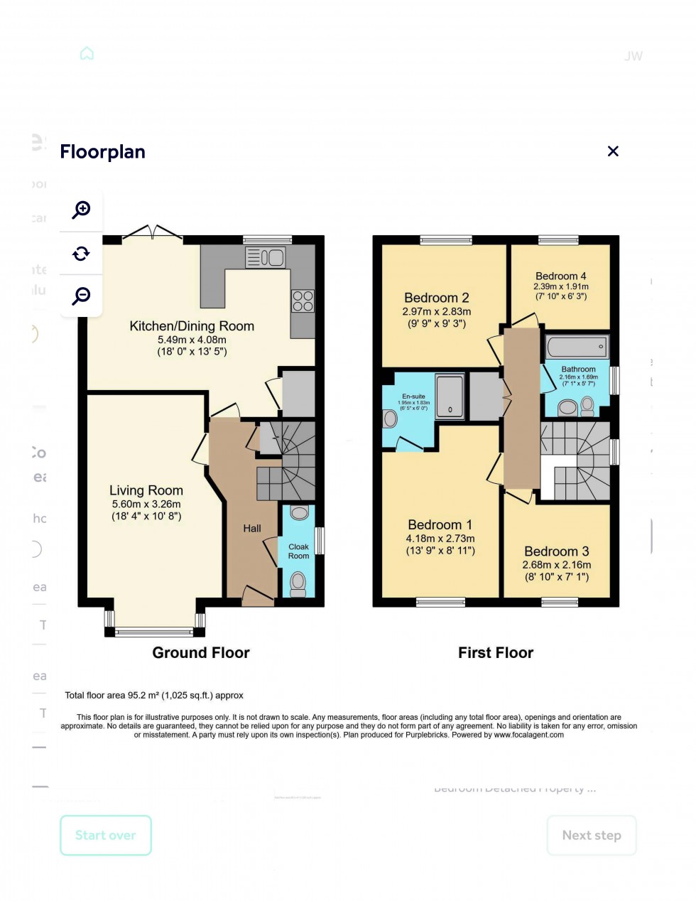 Floorplan for Bryce Way, Lawley