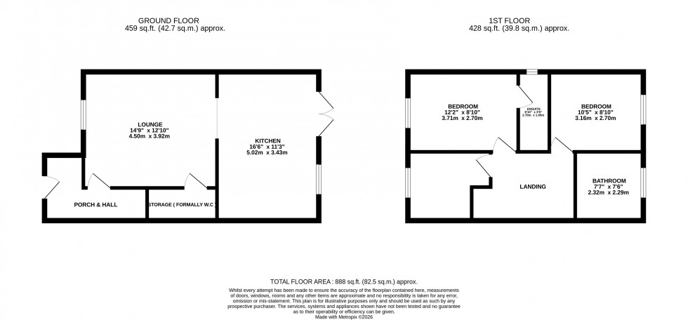 Floorplan for Woodrush Heath, The Rock