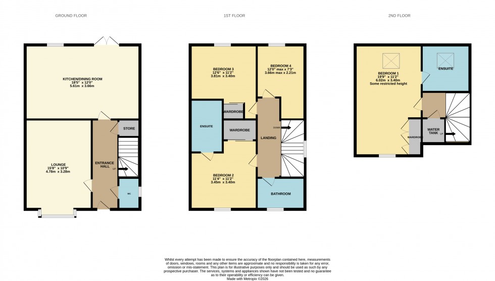 Floorplan for Birchfield Way, Lawley