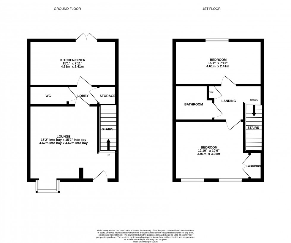 Floorplan for Pantulf Close, Lawley
