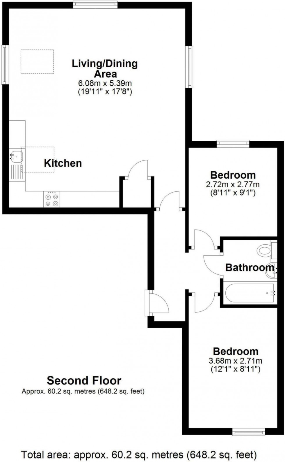 Floorplan for Cornmill Gardens, Shifnal