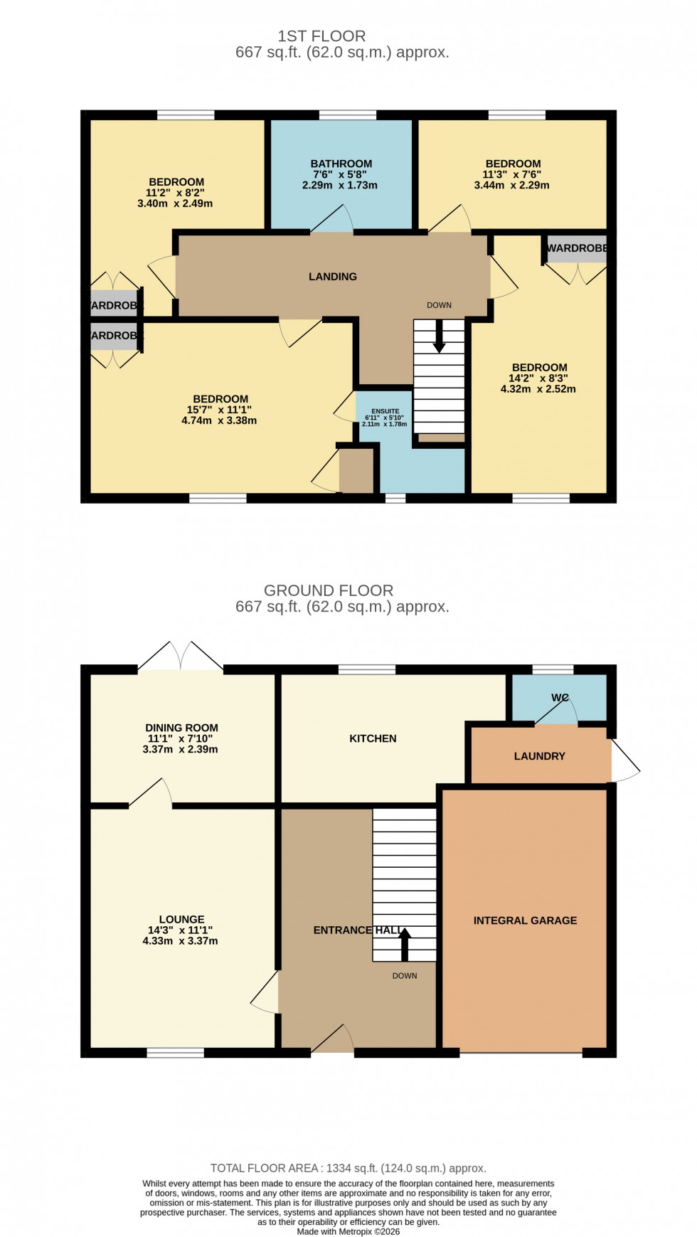 Floorplan for Horseshoe Paddock, Lawley Bank