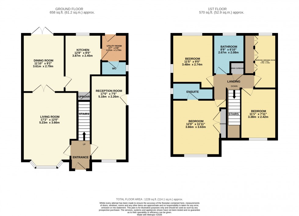 Floorplan for Bullrush Glade, St Georges